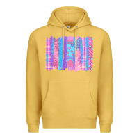 Antique Gold Pink Easter Brushstrokes Premium Hoodie - BundleAndBundleShop