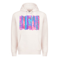 Pale Pink Pink Easter Brushstrokes Premium Hoodie - BundleAndBundleShop