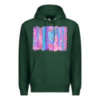 Sports Green Pink Easter Brushstrokes Premium Hoodie - BundleAndBundleShop