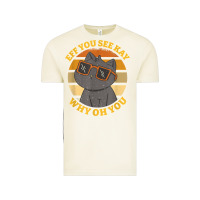 Vintage Arctic funny retro sunset eff you see kay why oh you cat lovers t shirt Vintage Tee - ArtChic