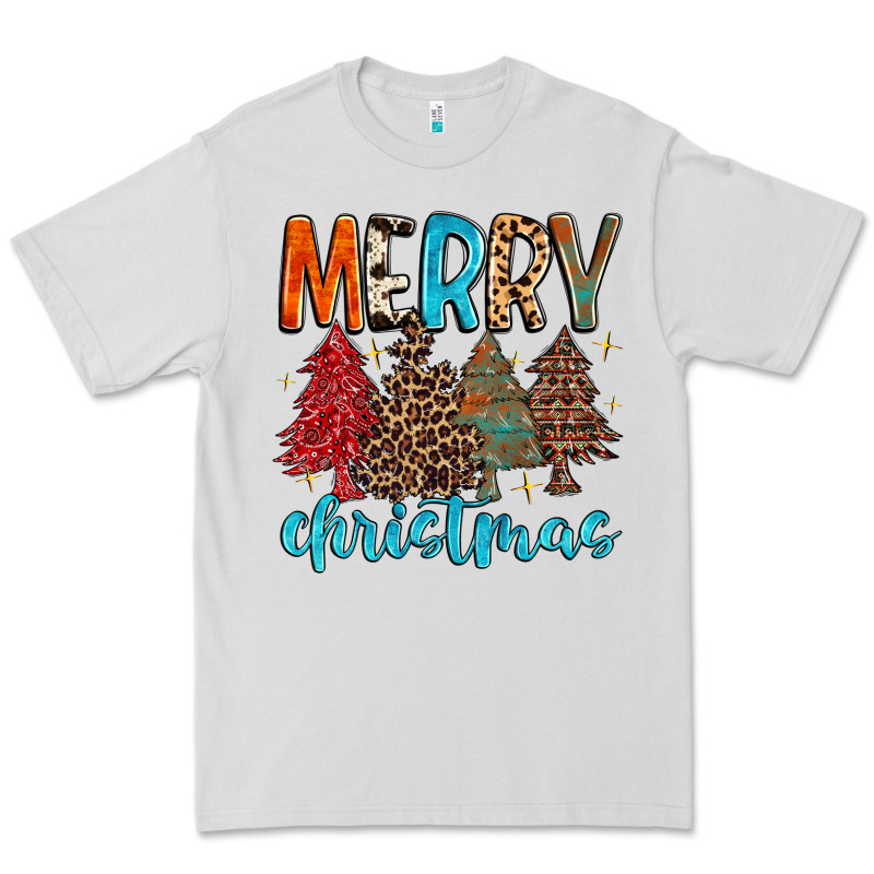 Merry Christmas Trees Premium Tee by MaliasSmallBusiness | Teevron