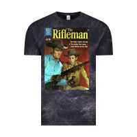 Cloud Black The Rifleman Retro Western Vintage Tee - ArtChic