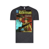Vintage Black The Rifleman Retro Western Vintage Tee - ArtChic