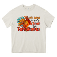 Cream live today like you're getting fried tomorrow Heavy Core Tee - MaliasSmallBusiness