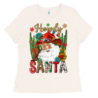 Bone Howdy Santa Ladies Tee - NancyCooperArtShop