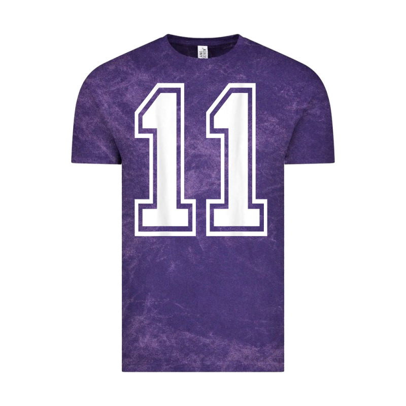 Number 11 Shirt Sports Player Number Back Of Shirt Vintage Tee by ArtChic | Teevron