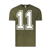 Vintage Olive number 11 shirt sports player number back of shirt Vintage Tee - ArtChic