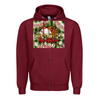 Burgundy baseball brother tumbler Zipper Hoodie - BundleAndBundleShop