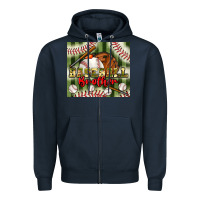 Navy baseball brother tumbler Zipper Hoodie - BundleAndBundleShop