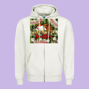 Baseball Brother Tumbler Zipper Hoodie Designed By Bundleandbundleshop