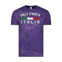 Cloud Purple valle d'aosta italia italy region typography design Vintage Tee - ArtChic
