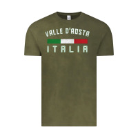 Vintage Olive valle d'aosta italia italy region typography design Vintage Tee - ArtChic