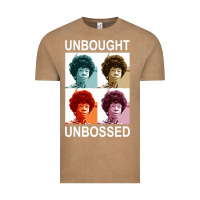 Vintage Coffee unbought unbossed shirley chisholm retro vintage gift long sleeve t sh Vintage Tee - ArtChic
