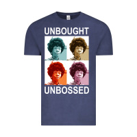 Vintage Denim unbought unbossed shirley chisholm retro vintage gift long sleeve t sh Vintage Tee - ArtChic