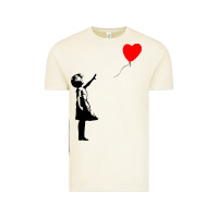 Vintage Arctic banksy girl with balloon Vintage Tee - ArtChic