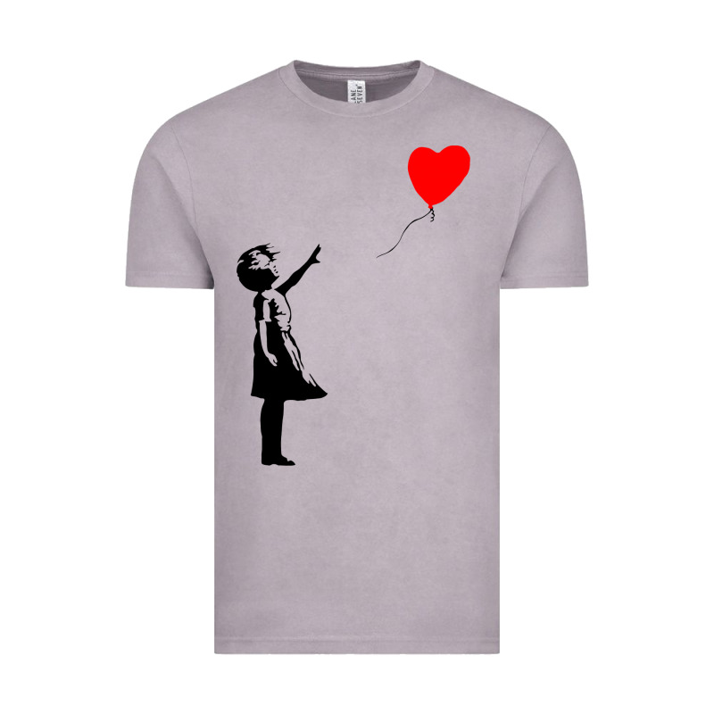 Banksy Girl With Balloon Vintage Tee by ArtChic | Teevron