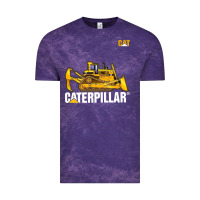 Cloud Purple bulldozercat 1 Vintage Tee - ArtChic