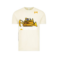 Vintage Arctic bulldozercat 1 Vintage Tee - ArtChic