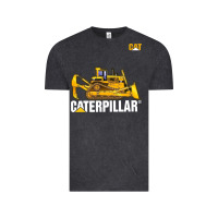 Vintage Black bulldozercat 1 Vintage Tee - ArtChic