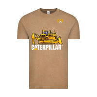 Vintage Coffee bulldozercat 1 Vintage Tee - ArtChic