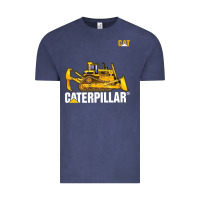 Vintage Denim bulldozercat 1 Vintage Tee - ArtChic