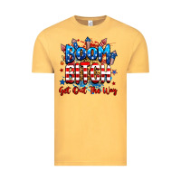 Vintage Mustard boom bitch get out the way Vintage Tee - RanaPortraitStore