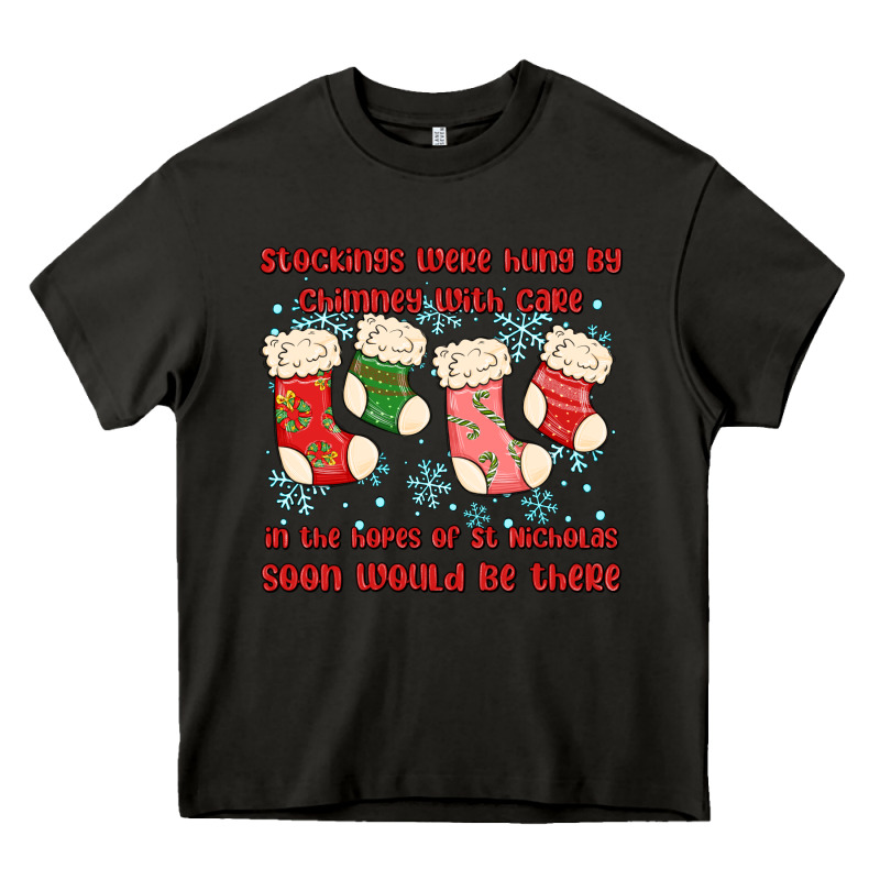Stockings Were Hung By Chimney Heavy Core Tee by MaliasSmallBusiness | Teevron