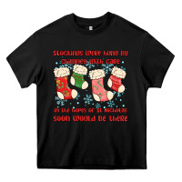 Black stockings were hung by chimney Heavy Core Tee - MaliasSmallBusiness