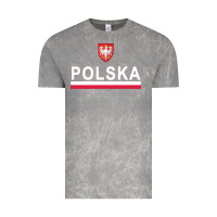 Cloud Rock Sporty Polska Flag And Emblem Polish Coat Of Arms Pullover Hoodie Vintage Tee - ArtChic