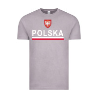 Vintage Zinc Sporty Polska Flag And Emblem Polish Coat Of Arms Pullover Hoodie Vintage Tee - ArtChic