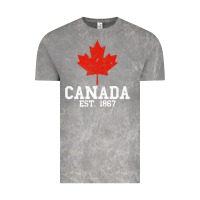 Cloud Rock vintage canada est.1867 maple leaf canadian flag r Vintage Tee - ArtChic
