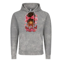 Cloud Rock one loved mama afro messy bun Vintage Hoodie - texasbilliewilder