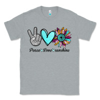 Heather Grey Peace Love Sunshine Classic Tee - Bettercallsaul