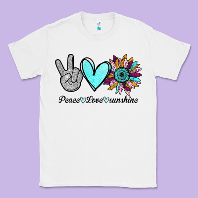 Peace Love Sunshine Classic Tee Designed By Bettercallsaul