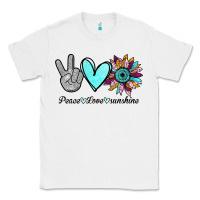 White Peace Love Sunshine Classic Tee - Bettercallsaul