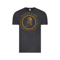 Vintage Black platos cave rescue team ancient greek philosophy p Vintage Tee - ArtChic