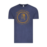 Vintage Denim platos cave rescue team ancient greek philosophy p Vintage Tee - ArtChic