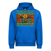 Cobalt mom life leopard cowhide turquoise aztec Urban Hoodie - Artiststas