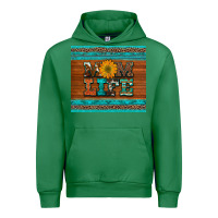 Emerald mom life leopard cowhide turquoise aztec Urban Hoodie - Artiststas