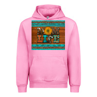 Mom Life Leopard Cowhide Turquoise Aztec Urban Hoodie | Teevron
