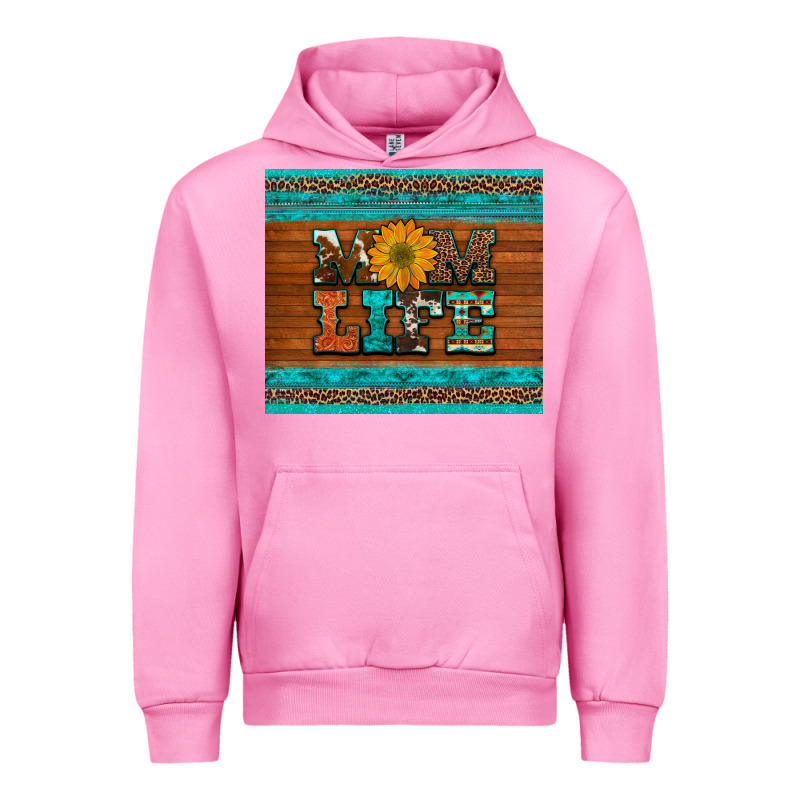 Mom Life Leopard Cowhide Turquoise Aztec Urban Hoodie by Artiststas | Teevron