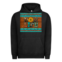 Pigment Black mom life leopard cowhide turquoise aztec Urban Hoodie - Artiststas