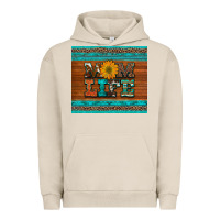 Pigment French Oak mom life leopard cowhide turquoise aztec Urban Hoodie - Artiststas