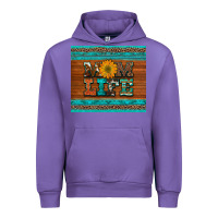 Tulip mom life leopard cowhide turquoise aztec Urban Hoodie - Artiststas