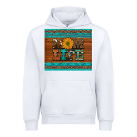 White mom life leopard cowhide turquoise aztec Urban Hoodie - Artiststas