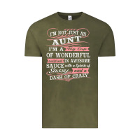 Vintage Olive Aunt I m A Big Cup Of Wonderful Funny Aunt Gift Tee Vintage Tee - trangStudio