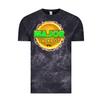 Cloud Black MAJOR JACKPOT Design - Pokie Designs Vintage Tee - ArtChic