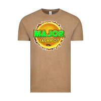 Vintage Coffee MAJOR JACKPOT Design - Pokie Designs Vintage Tee - ArtChic