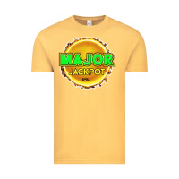 Vintage Mustard MAJOR JACKPOT Design - Pokie Designs Vintage Tee - ArtChic