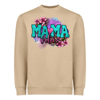 Mama Vibes Floral Heavyweight Sweatshirt | Teevron